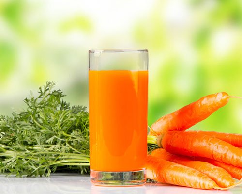 juice the carrots