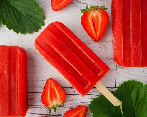 strawberry popsicle