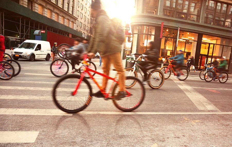 Biking in New York City
